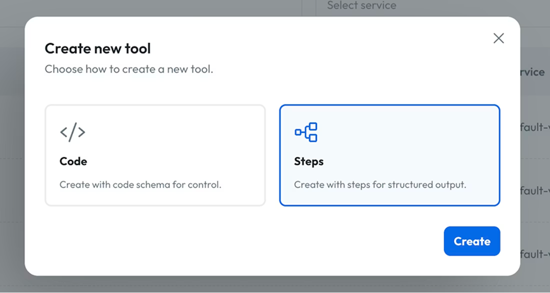 Creating an AI agent step tool in the Syllable Console using UI form fields
