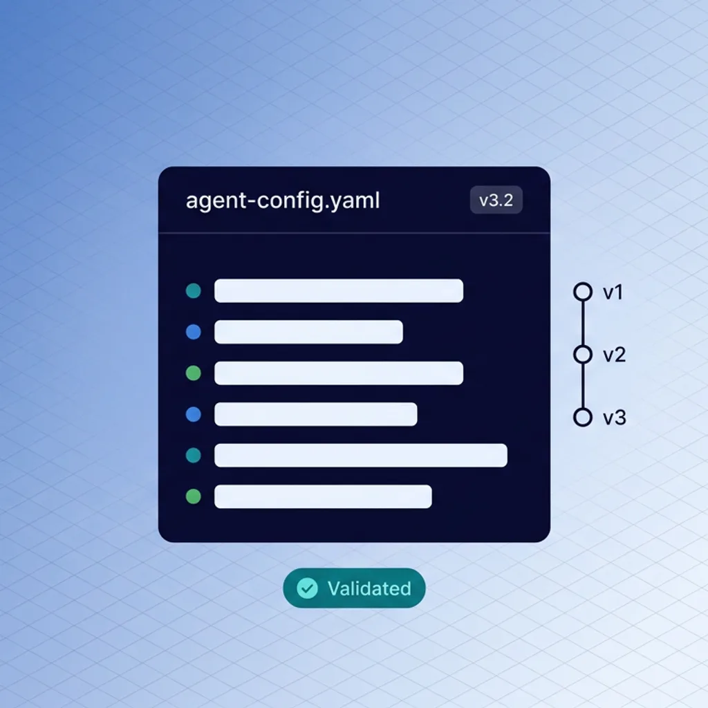 Declarative YAML configuration for defining AI agent behavior