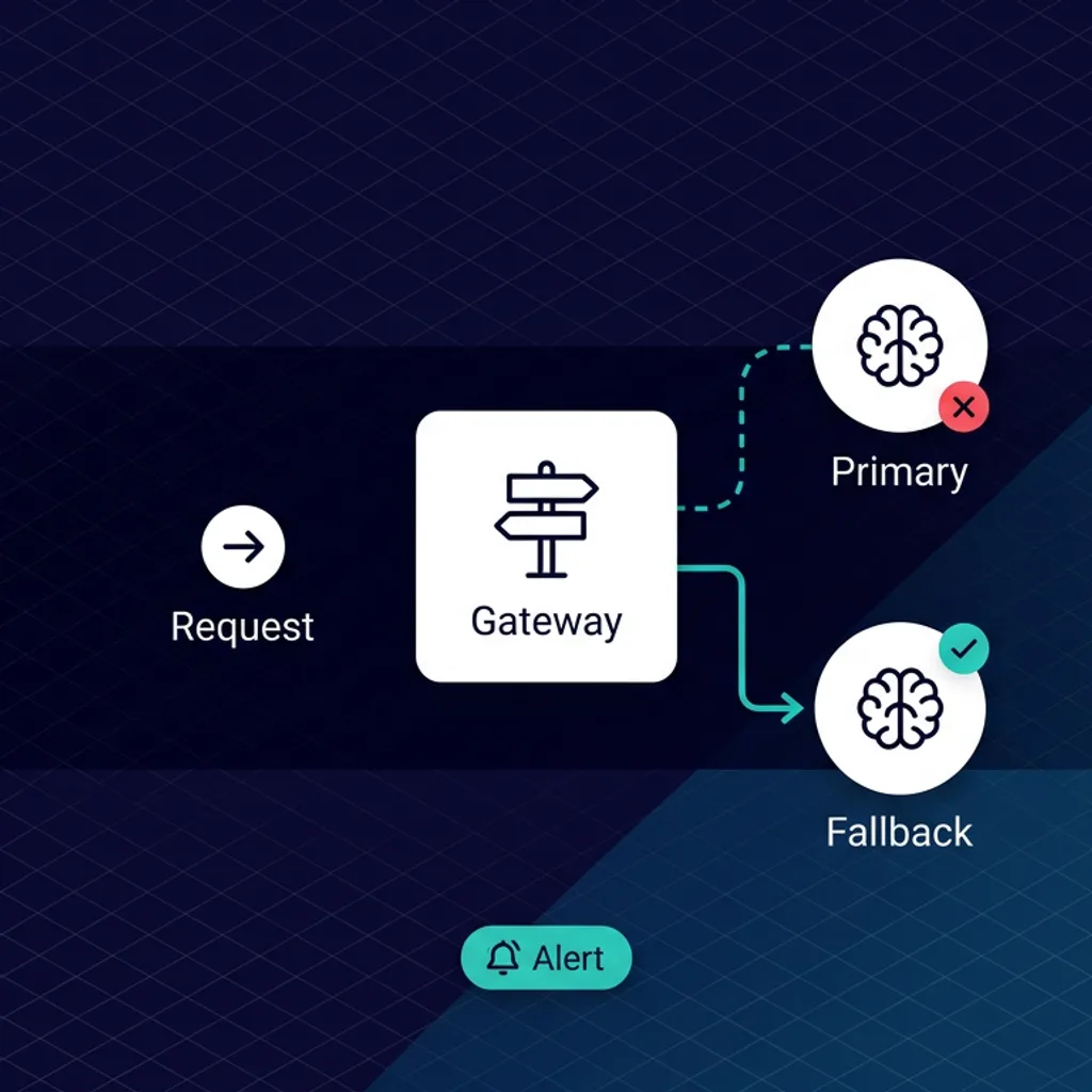 Automatic failover between LLM providers when a primary model is unavailable