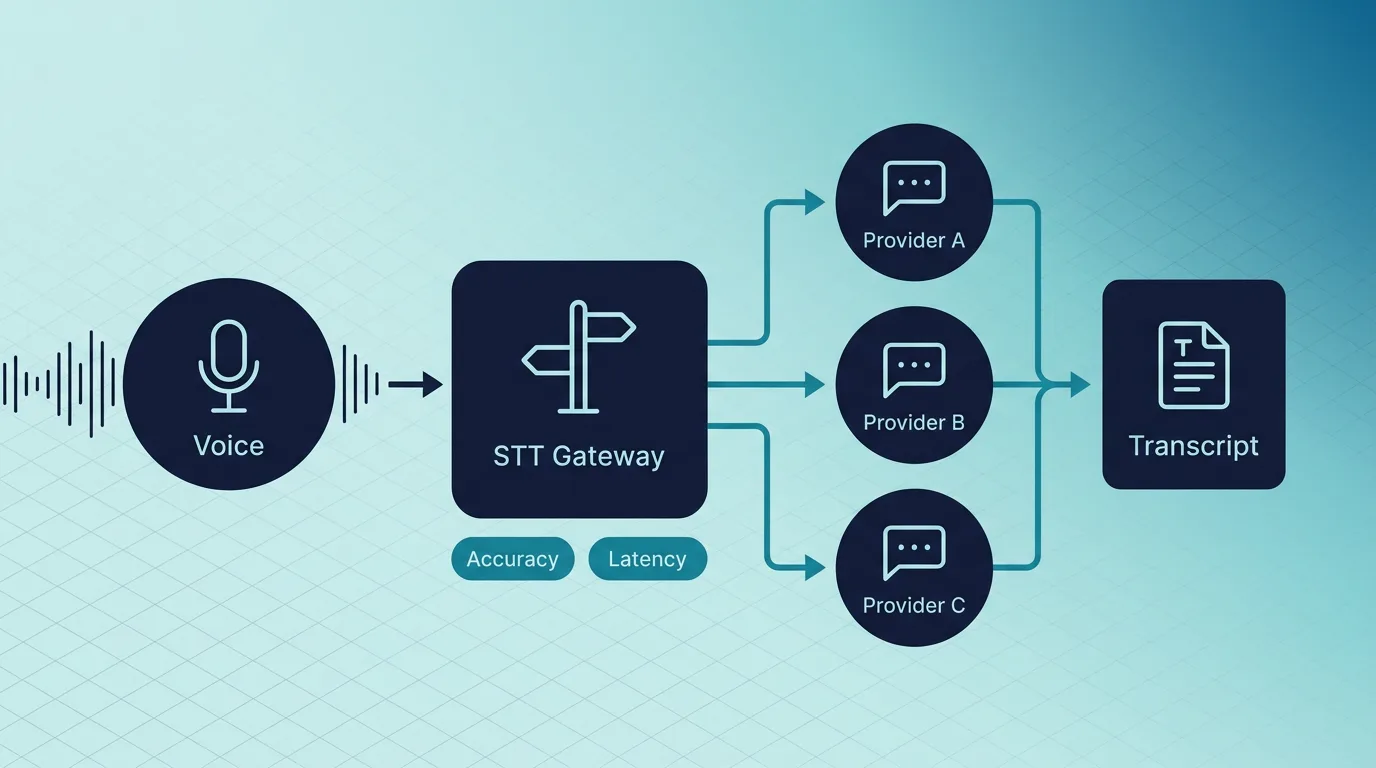 STT Gateway Service standardizing speech recognition across providers