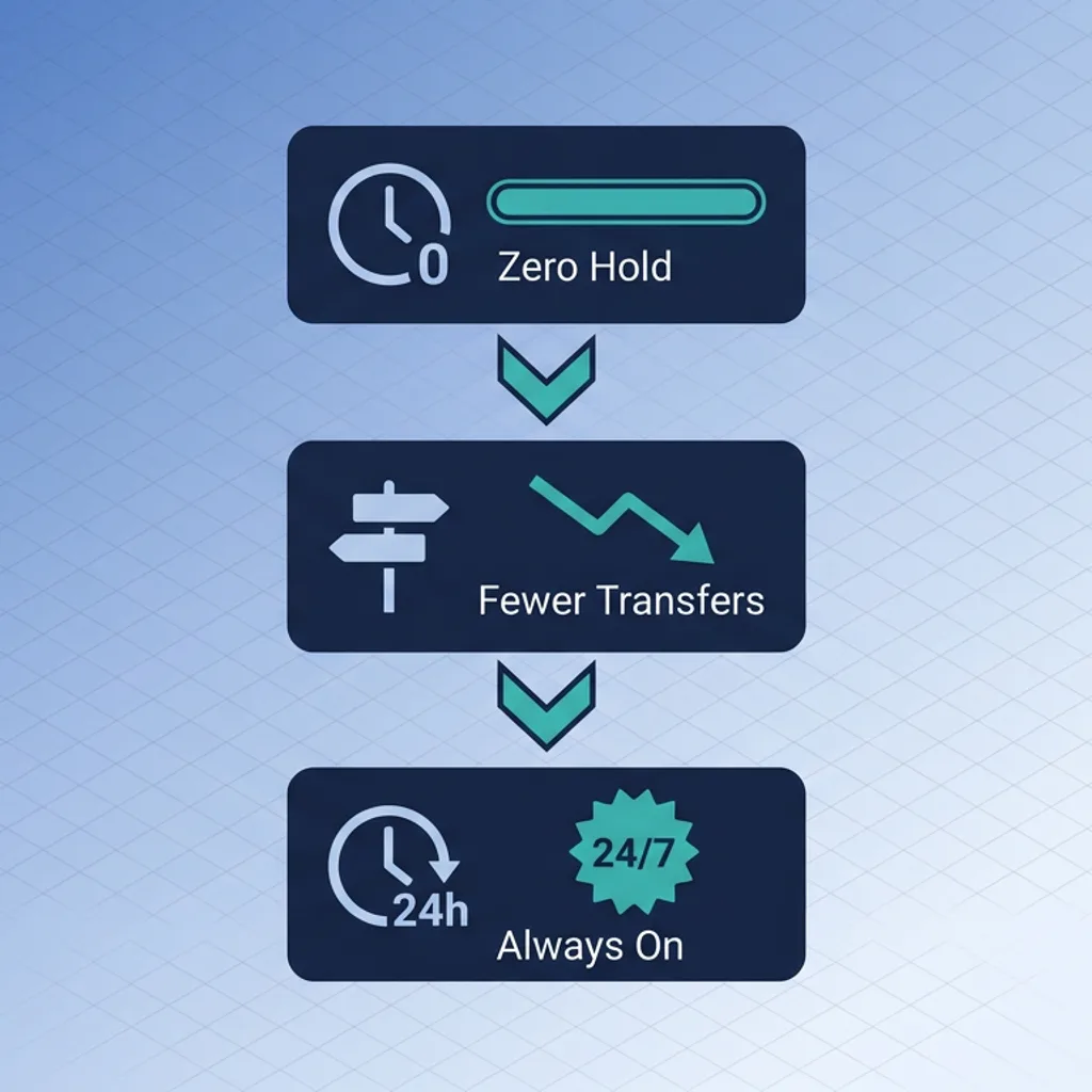 Call routing performance metrics showing reduced wait times and transfer rates